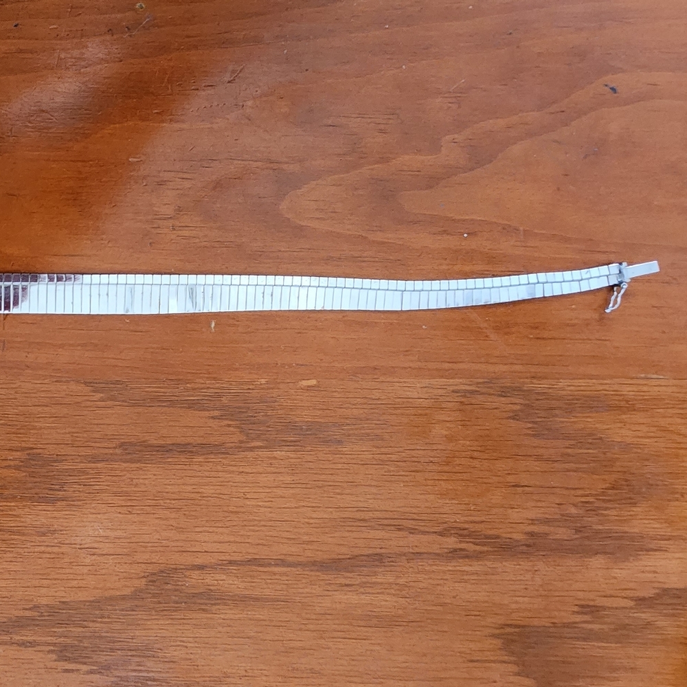 Vintage Sterling 925 tricolor necklace. Bought from Gilbert Ortega in Arizona - Picture 10 of 11